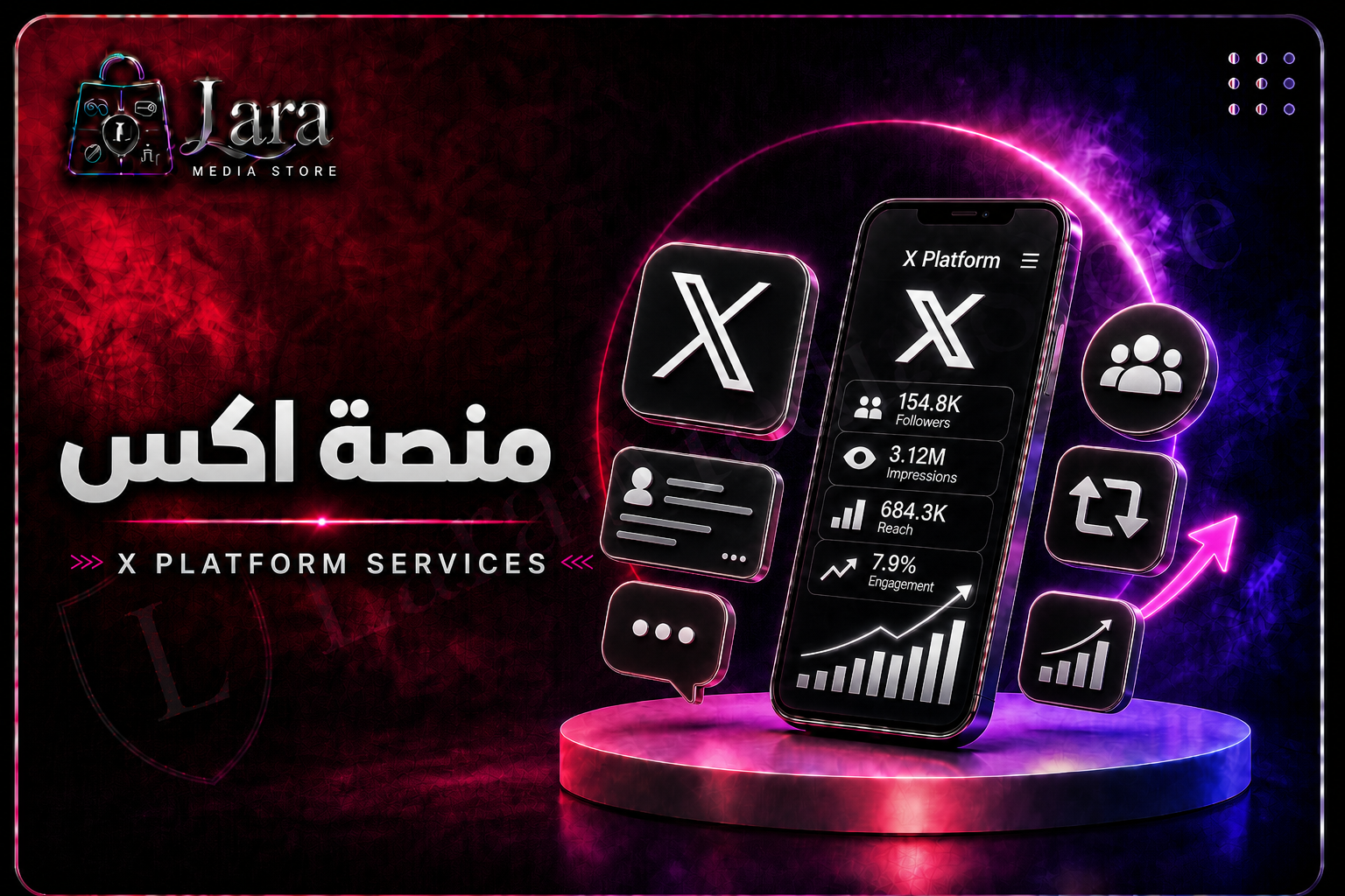 خدمات X تويتر